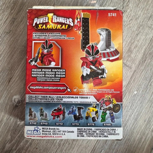 Mega Bloks Power Rangers samurai 2  pack '5741'‎ and 5743 new unopened - Picture 2 of 5
